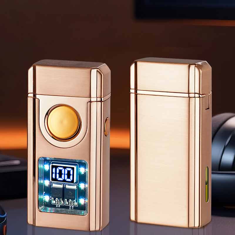 Voice-activated Gas-electricity Lighters Three Types Flame Electricity /Ignition Count Display Variety Of Ignition Methods