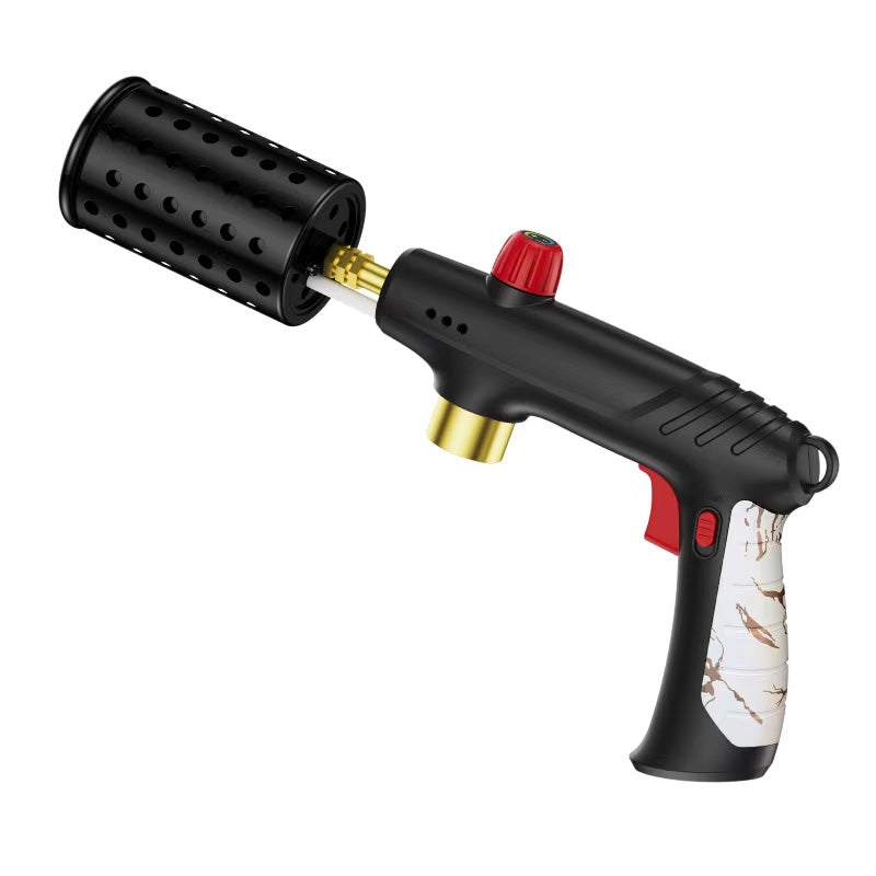 Multi-Function Flame Thrower Large Diameter Stainless Steel Flame Thrower Hose Safety Lock Design Propane Gas Tank Outdoor BBQ