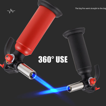Creative Torch Blue Flame Lighter 1300℃ Adjustable Flame Size One Key Locking Flame Baking Tools