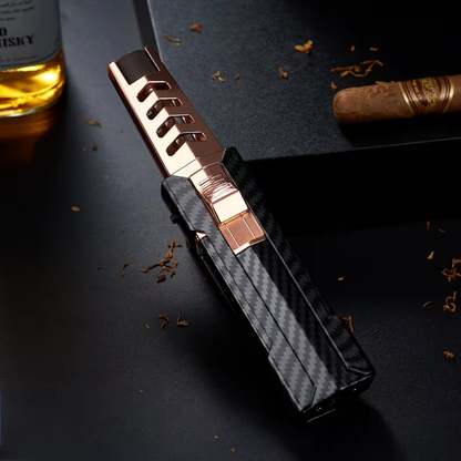 Torch Kitchen BBQ Metal Jet Flame Windproof Gas Butane Big Strong Lighter For Cigar Candle Camping Fireplace For Men Tools