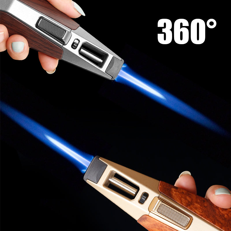 JOBON Barbecue Safety Lighter Strong Blue Flame Kitchen Cooking  Smoking Accessories  Outdoor Windproof Lighter No Gas