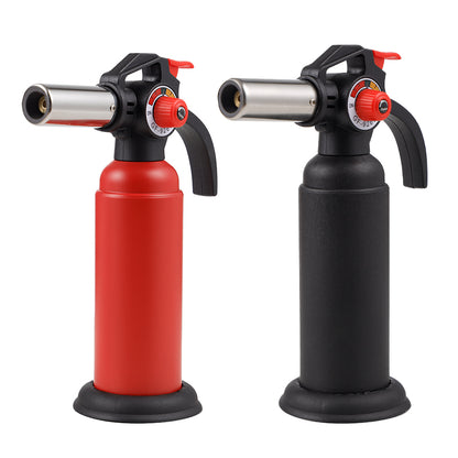 Creative Torch Blue Flame Lighter 1300℃ Adjustable Flame Size One Key Locking Flame Baking Tools