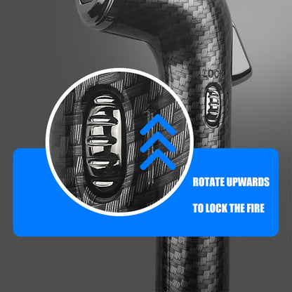 HONEST Four Blue Flame Lighter Creative Bend Tube Shape Safety Lock Design Visual Gas Window Multifunctional Ignition Tool