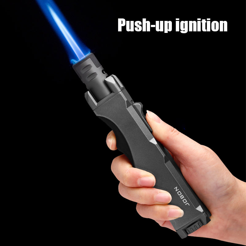 JOBON Outdoor Windproof Turbine Torch Butane Kitchen BBQ Welding Lighter Tool（NO Gas）