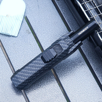 Honest Kitchen Outdoor BBQ Metal Windproof Cigar Big Jet Flames Lighter Turbo Torch Fire Gas Lighters Men's Gift