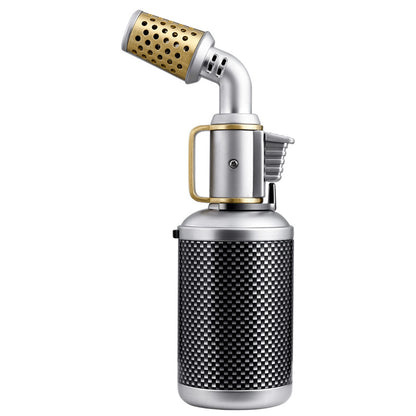 JOBON Cigar Blue Flame Lighter Locking Flame Rotor Design Creative Modelling UV Transfer Printing Pattern Craft Gifts