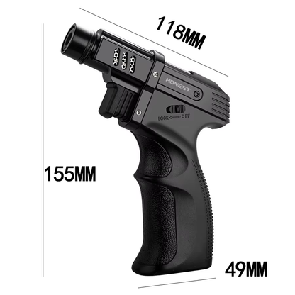 Windproof Outdoor Camping BBQ Fixed Fire  Big Jet Flame Cigar Lighter Torch Kitchen Gadgets For Men