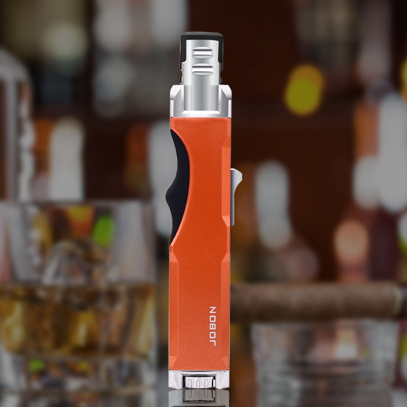 JOBON Outdoor Windproof Turbine Torch Butane Kitchen BBQ Welding Lighter Tool（NO Gas）