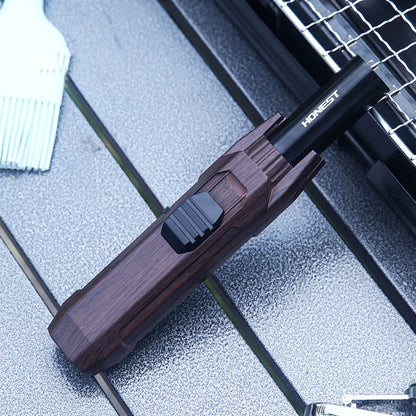 Honest Kitchen Outdoor BBQ Metal Windproof Cigar Big Jet Flames Lighter Turbo Torch Fire Gas Lighters Men's Gift
