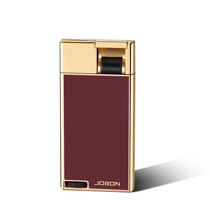 JOBON 9MM Body Flat Flame Blue Flame Lighter Visible Gas Window Gear Type Flame Adjustment  Ignition Tool