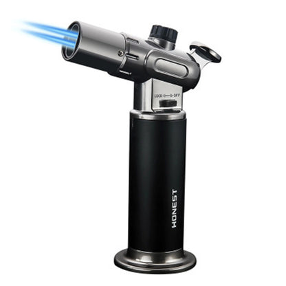 HONEST 1300℃ Gun Single Double Fire Switchable Fixed Lock Adjustable Flame Size Lighter Gadget