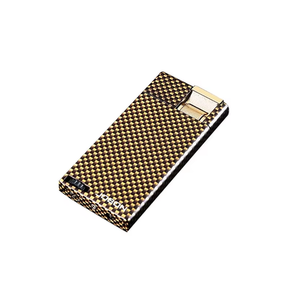 JOBON 9MM Body Flat Flame Blue Flame Lighter Visible Gas Window Gear Type Flame Adjustment  Ignition Tool