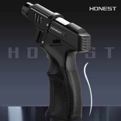 Windproof Outdoor Camping BBQ Fixed Fire  Big Jet Flame Cigar Lighter Torch Kitchen Gadgets For Men