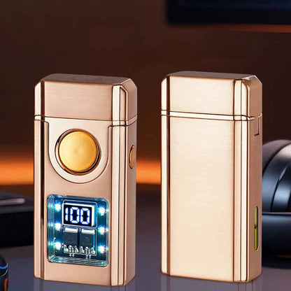 Voice-activated Gas-electricity Lighters Three Types Flame  Electricity /Ignition Count Display Variety Of Ignition Methods