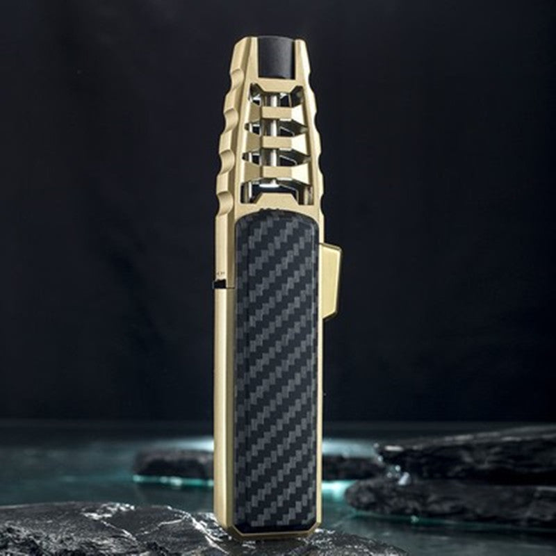 JOBON Kitchen BBQ  Cigar Big Jet Flame Turbo Torch Fire Lock Adjust Refill Lighter Without Butane Gas