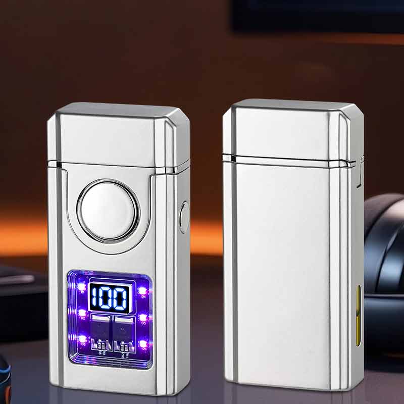 Voice-activated Gas-electricity Lighters Three Types Flame  Electricity /Ignition Count Display Variety Of Ignition Methods