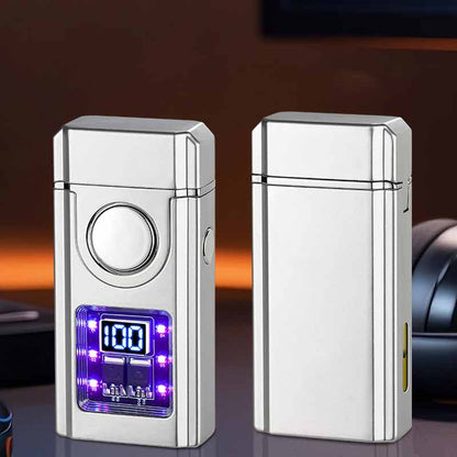 Voice-activated Gas-electricity Lighters Three Types Flame  Electricity /Ignition Count Display Variety Of Ignition Methods