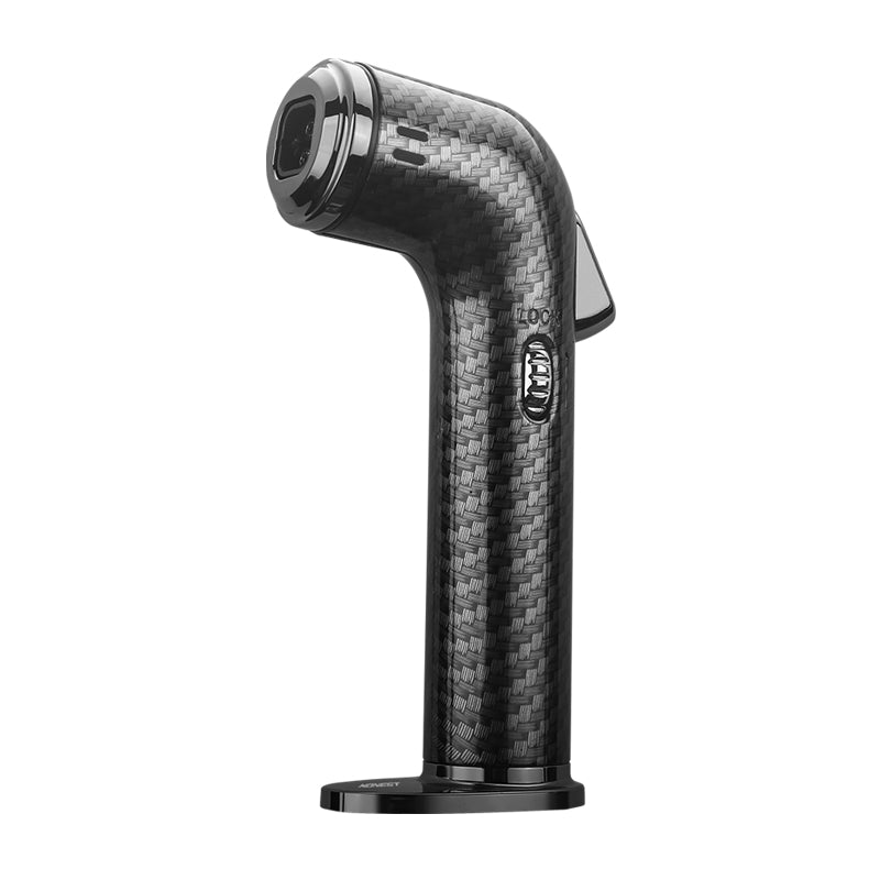 HONEST Four Blue Flame Lighter Creative Bend Tube Shape Safety Lock Design Visual Gas Window Multifunctional Ignition Tool