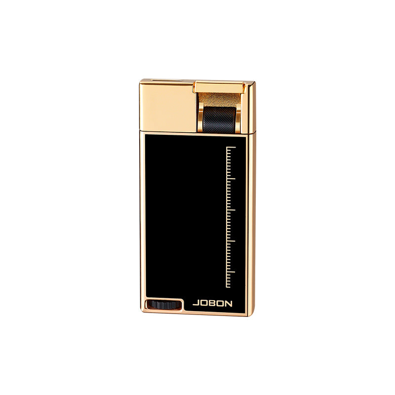 JOBON 9MM Body Flat Flame Blue Flame Lighter Visible Gas Window Gear Type Flame Adjustment  Ignition Tool