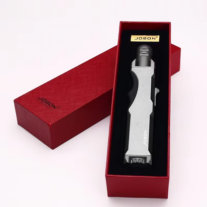 JOBON Outdoor Windproof Turbine Torch Butane Kitchen BBQ Welding Lighter Tool（NO Gas）