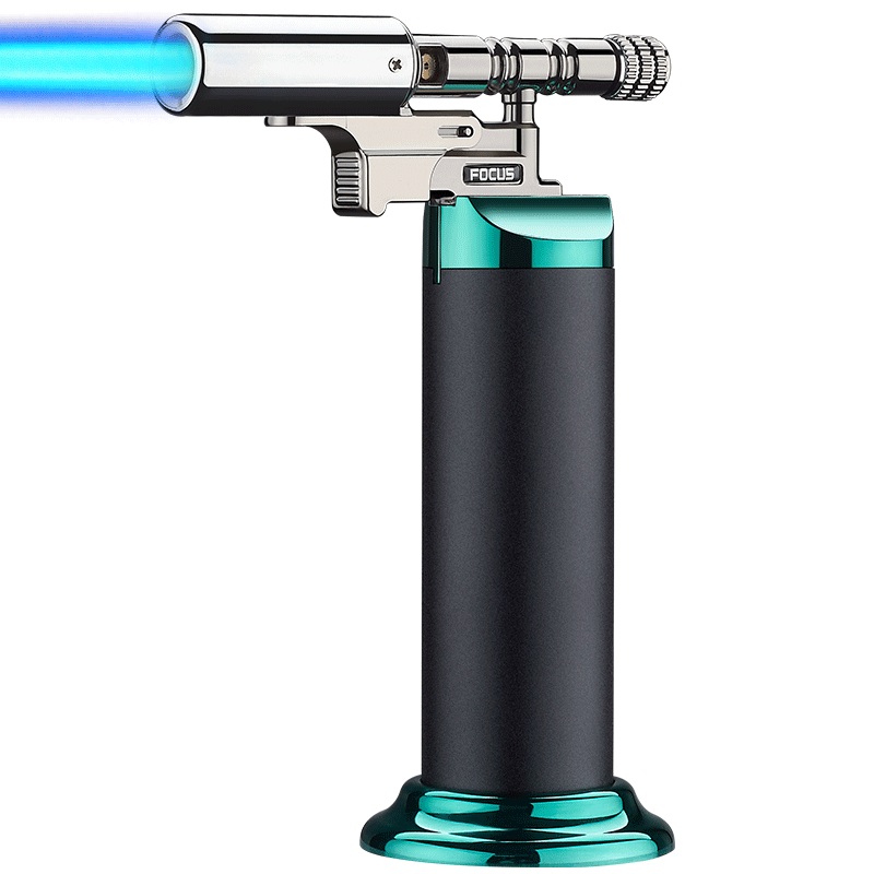 Multifunctional Spray Gun Inflatable Lighter Strong Blue Flame Adjustable Flame Size 360° Inverted Use Outdoor Home Use Gadgets